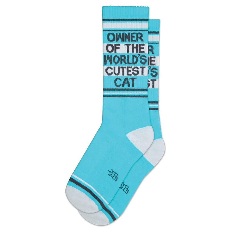 Owner of the World's Cutest Cat Socks - The Glass Hall - Gumball Poodle