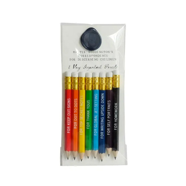 Pencils for All Occasions - Set of 8 - The Glass Hall - Mr. Boddington's Studio
