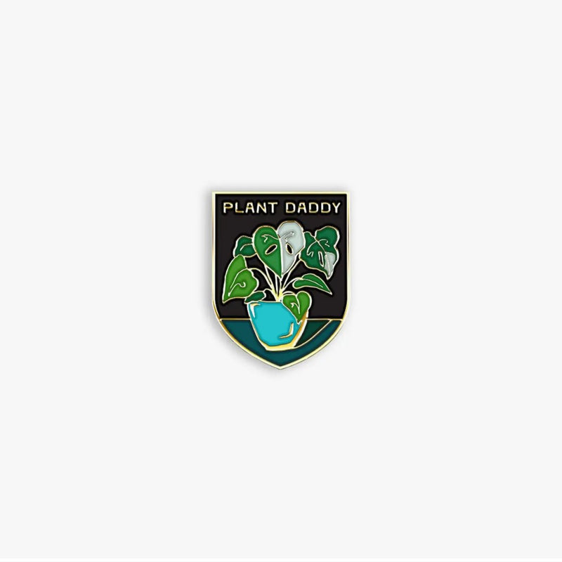 Plant Daddy Enamel Pin - The Glass Hall - Antiquaria