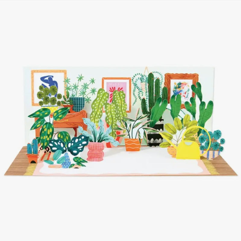 Plants Pop Up Card - The Glass Hall - UWP Luxe