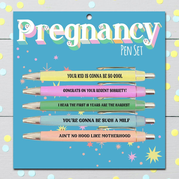 Pregnancy Pen Set - The Glass Hall - Fun Club