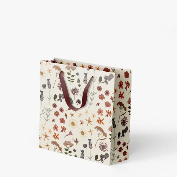 Pressed Flowers Small Gift Bag - The Glass Hall - Adelfi