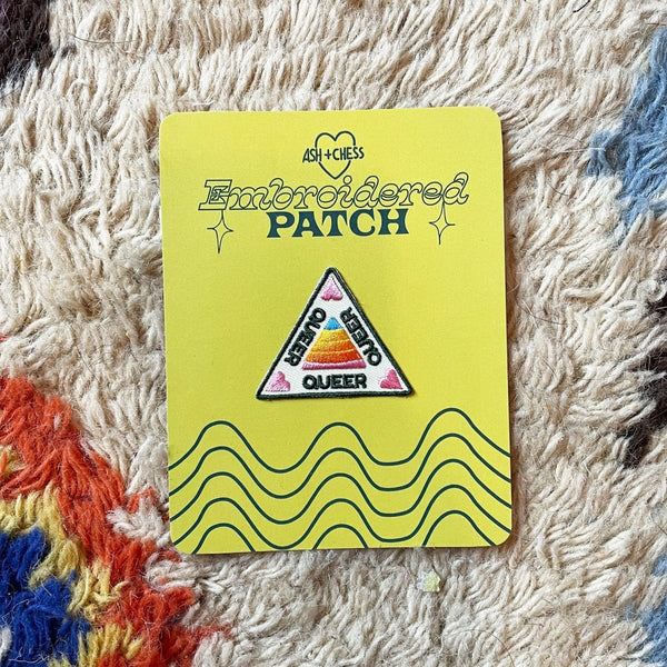 Queer Triangle Patch - The Glass Hall - Ash & Chess