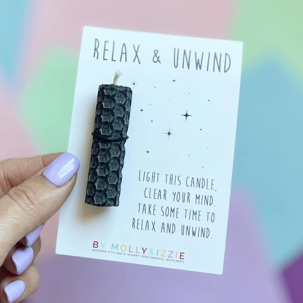 Relax & Unwind Candle (Choose Your Style) - The Glass Hall - Molly & Izzie
