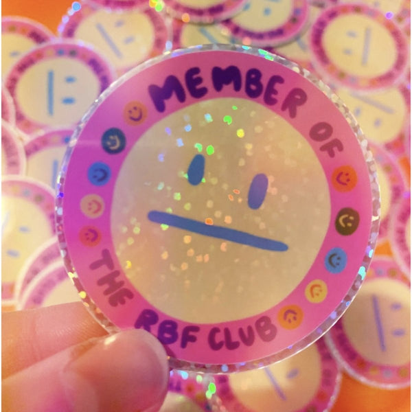 RFB Club Sticker - The Glass Hall - Doodle by Meg