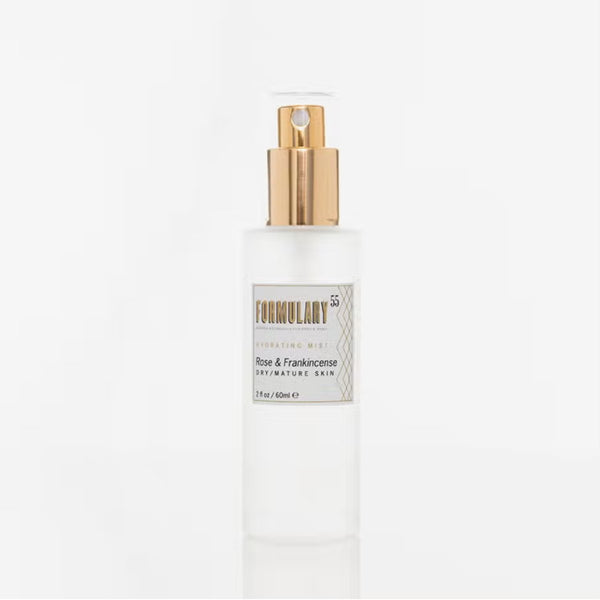 Rose & Frankencense Hydrating Facial Mist - The Glass Hall - Formulary 55