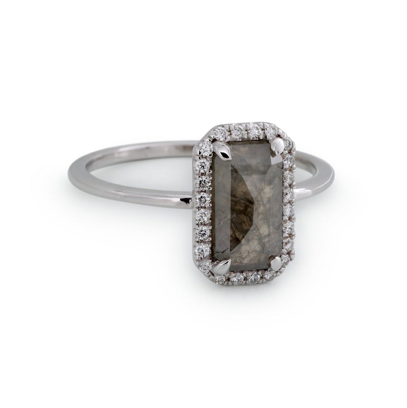Fancy gray diamond ring Clearance