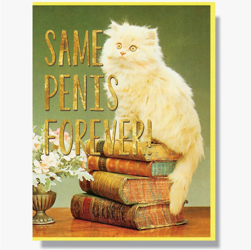 Same Penis Forever! Card - The Glass Hall - Smitten Kitten
