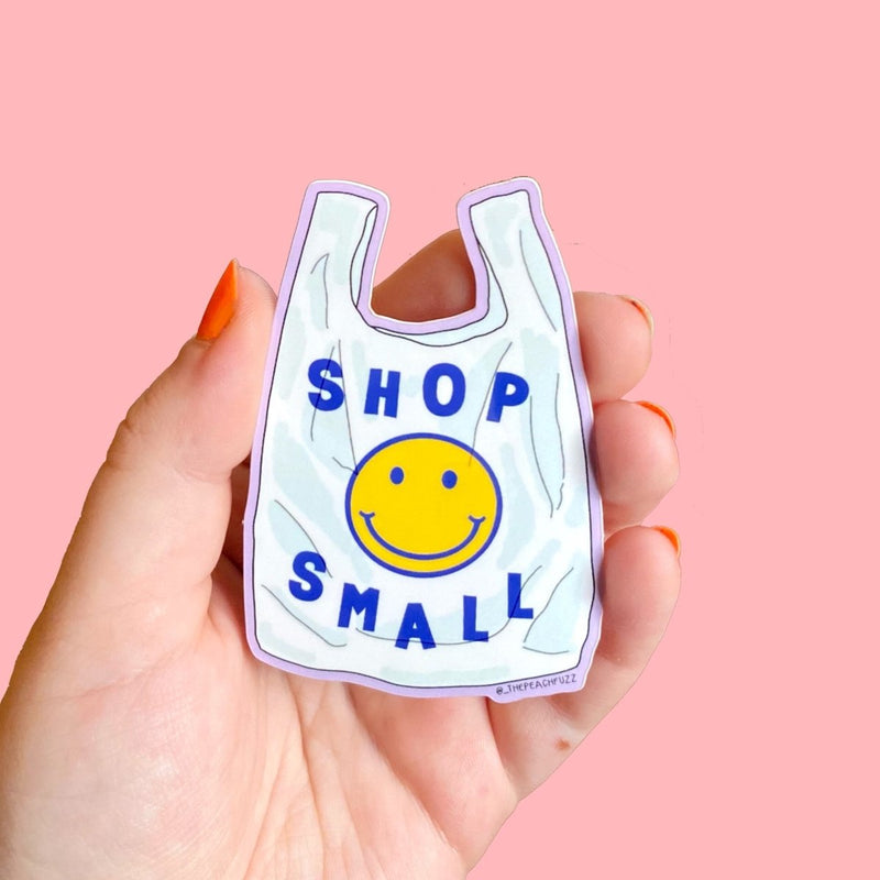 Shop Small Sticker - The Glass Hall - The Peach Fuzz