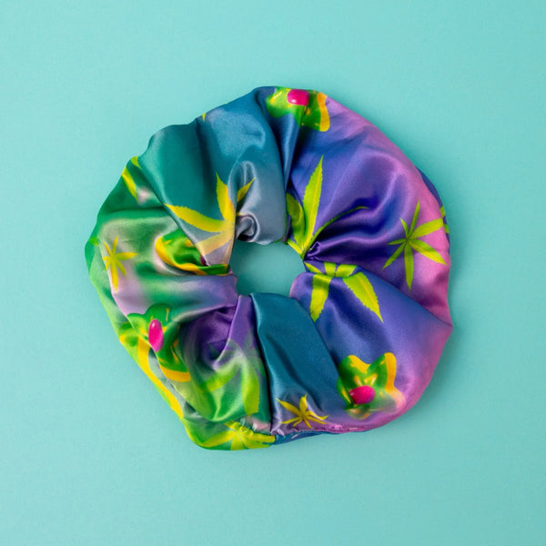 Silk Weed Scrunchies (Pick Your Color) - The Glass Hall - Broccoli