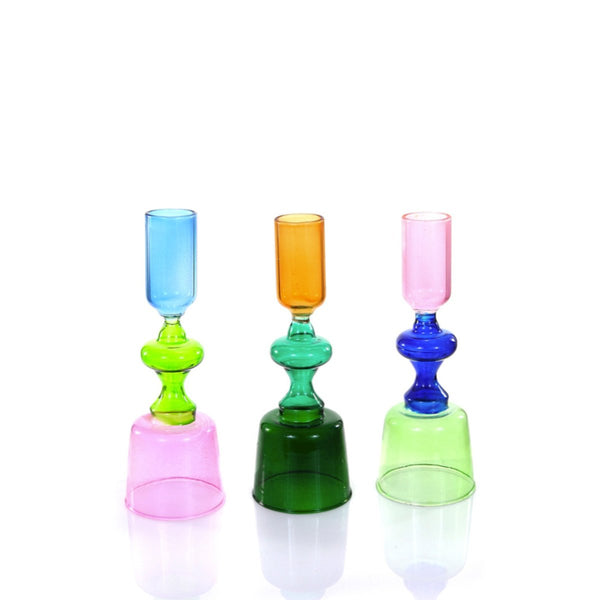 Small Candle Holders (Choose Your Shade) - The Glass Hall - Cody Foster & Co.