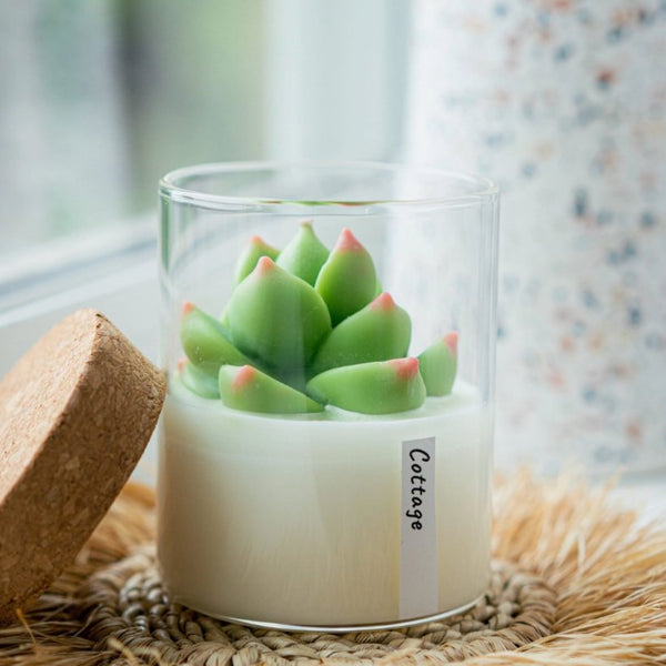 Succulent Candle | Soy Blend - The Glass Hall - ZoetStudio