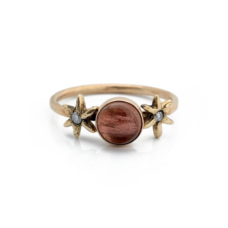 Sunstone Titan ring - The Glass Hall - Acanthus