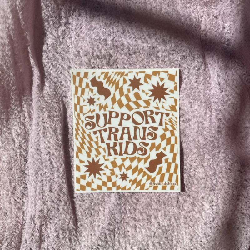 Support Trans Kids Sticker - The Glass Hall - Ash & Chess