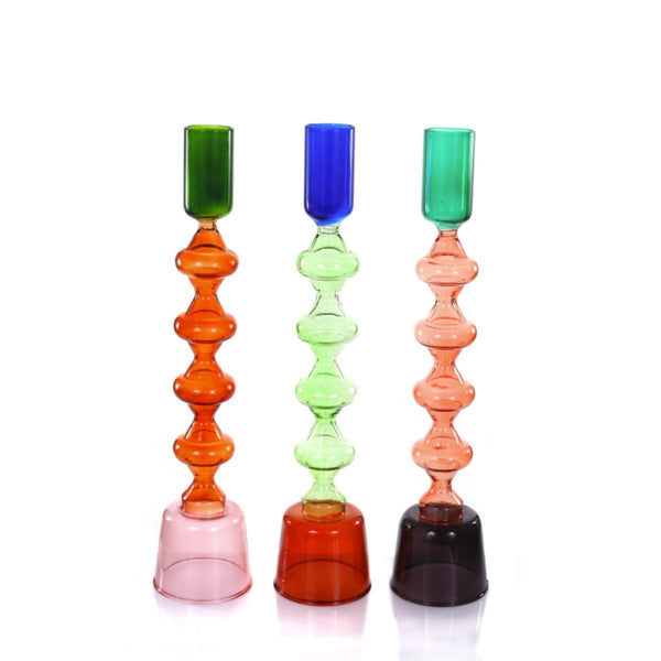 Tall Candle Holders (Choose Your Shade) - The Glass Hall - Cody Foster & Co.