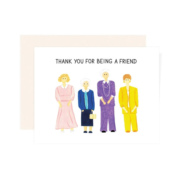 Thank You for Being a Friend Card - The Glass Hall - Paige & Willow