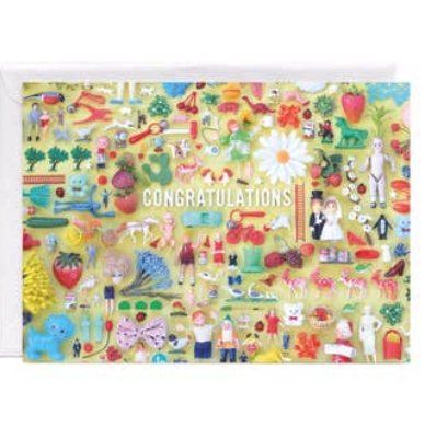 Tiny Things Congratulations Greeting Card Wedding - The Glass Hall - Imaginary Animal