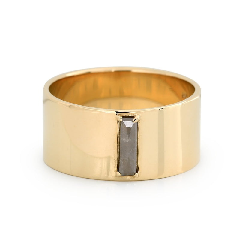 Wide Band Baguette Diamond Ring - The Glass Hall - Pupil Hall