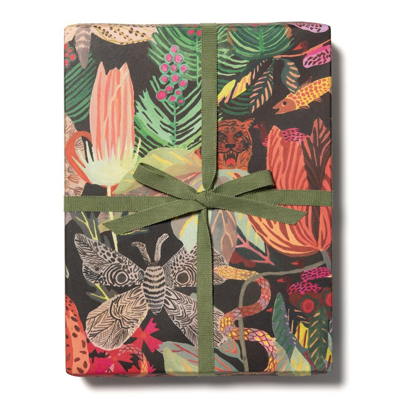 Wild Kingdom Wrapping Paper Roll - The Glass Hall - Red Cap Cards
