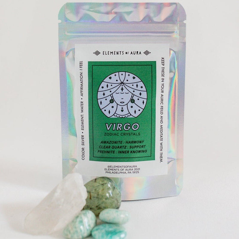 Zodiac Crystal Set (Choose Your Sign) - The Glass Hall - Elements of Aura